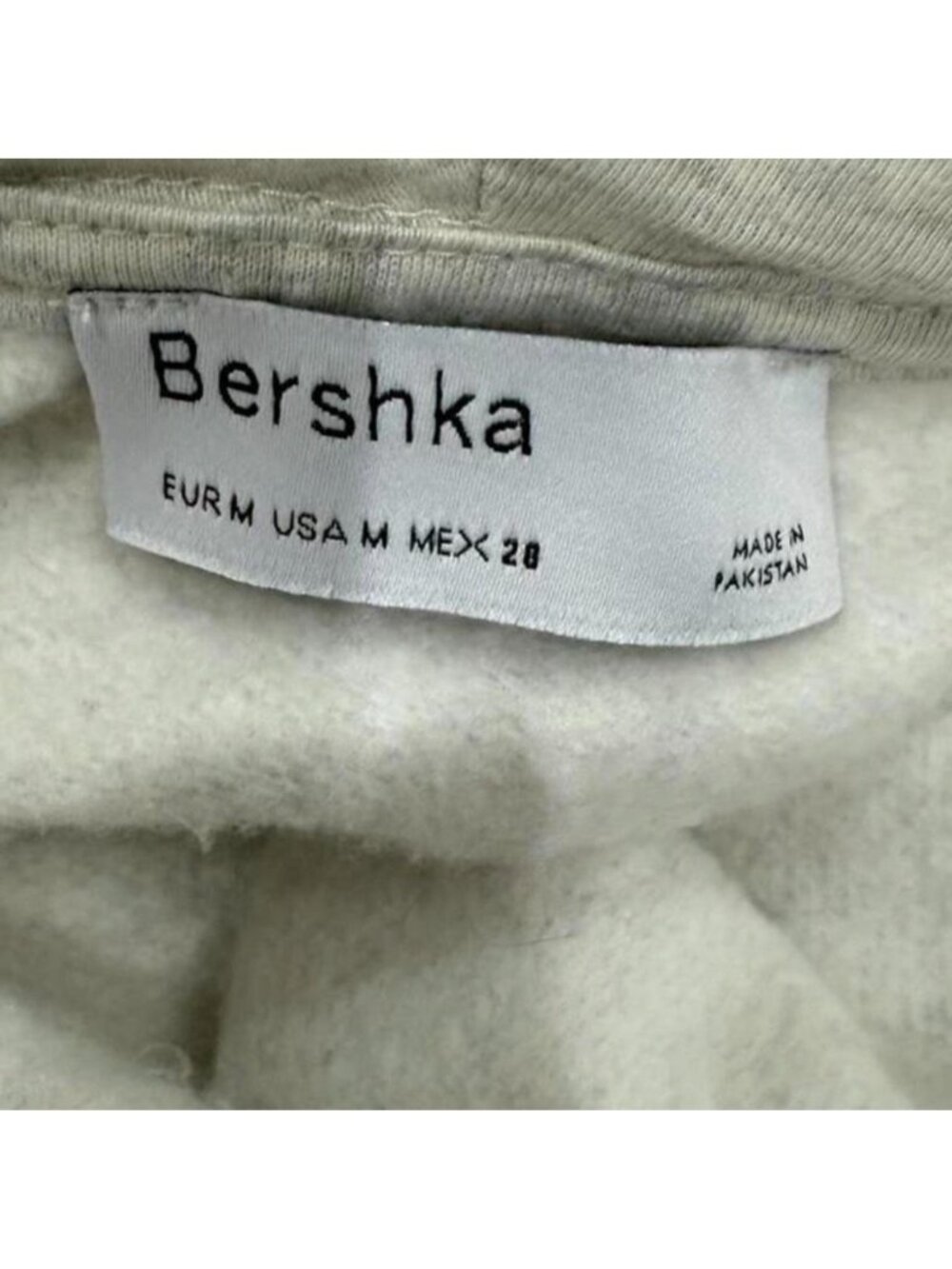 Grey Bershka cropped hoodie - Picture 3 of 4